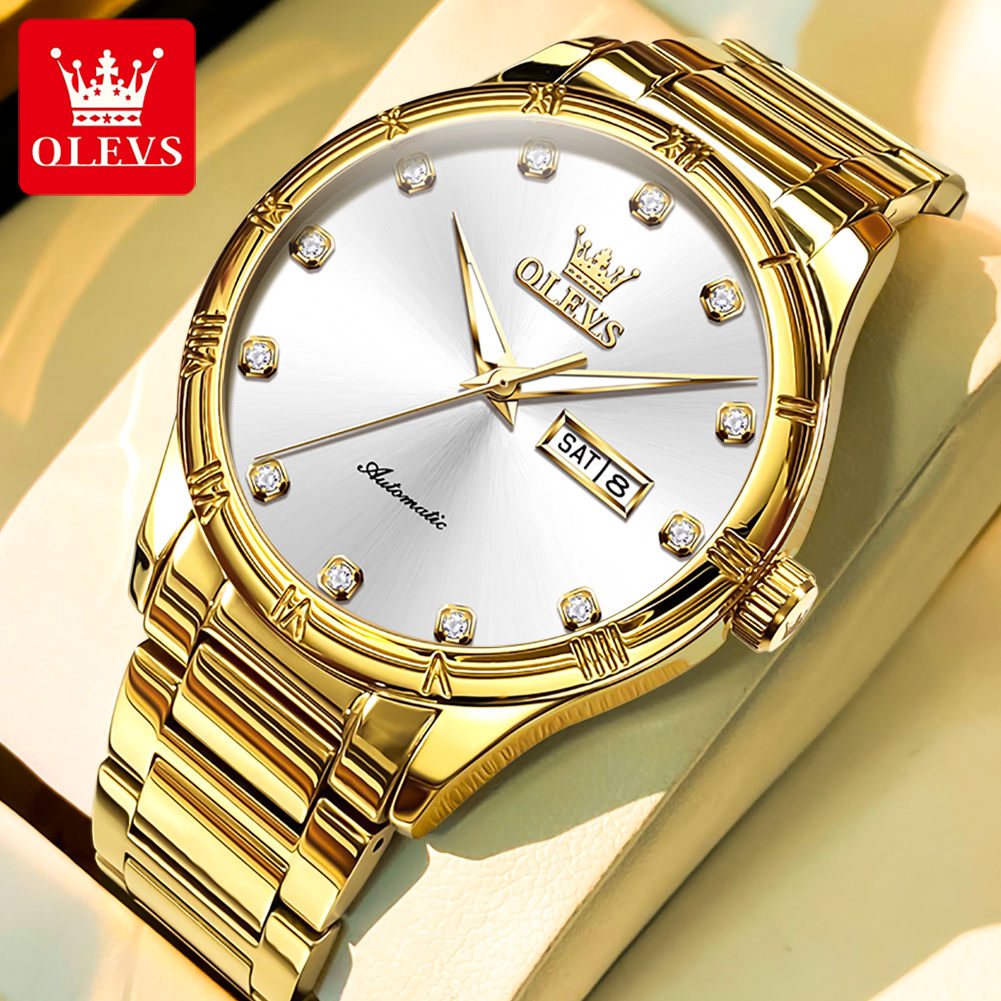 OLEVS Men's Watches Luxury Cas - Anti-Magnetic Watch incelemesi ve fiyatı