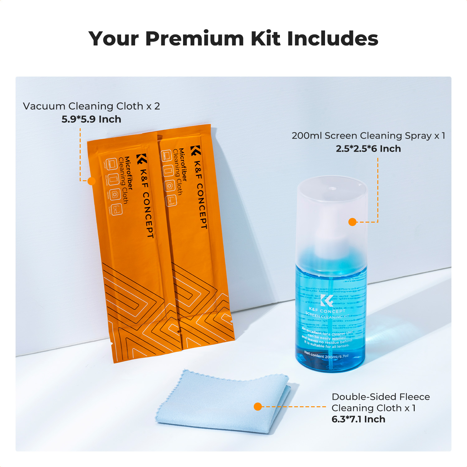 K&F CONCEPT 200ML Screen Clean - Watch Polishing Cloth incelemesi ve fiyatı