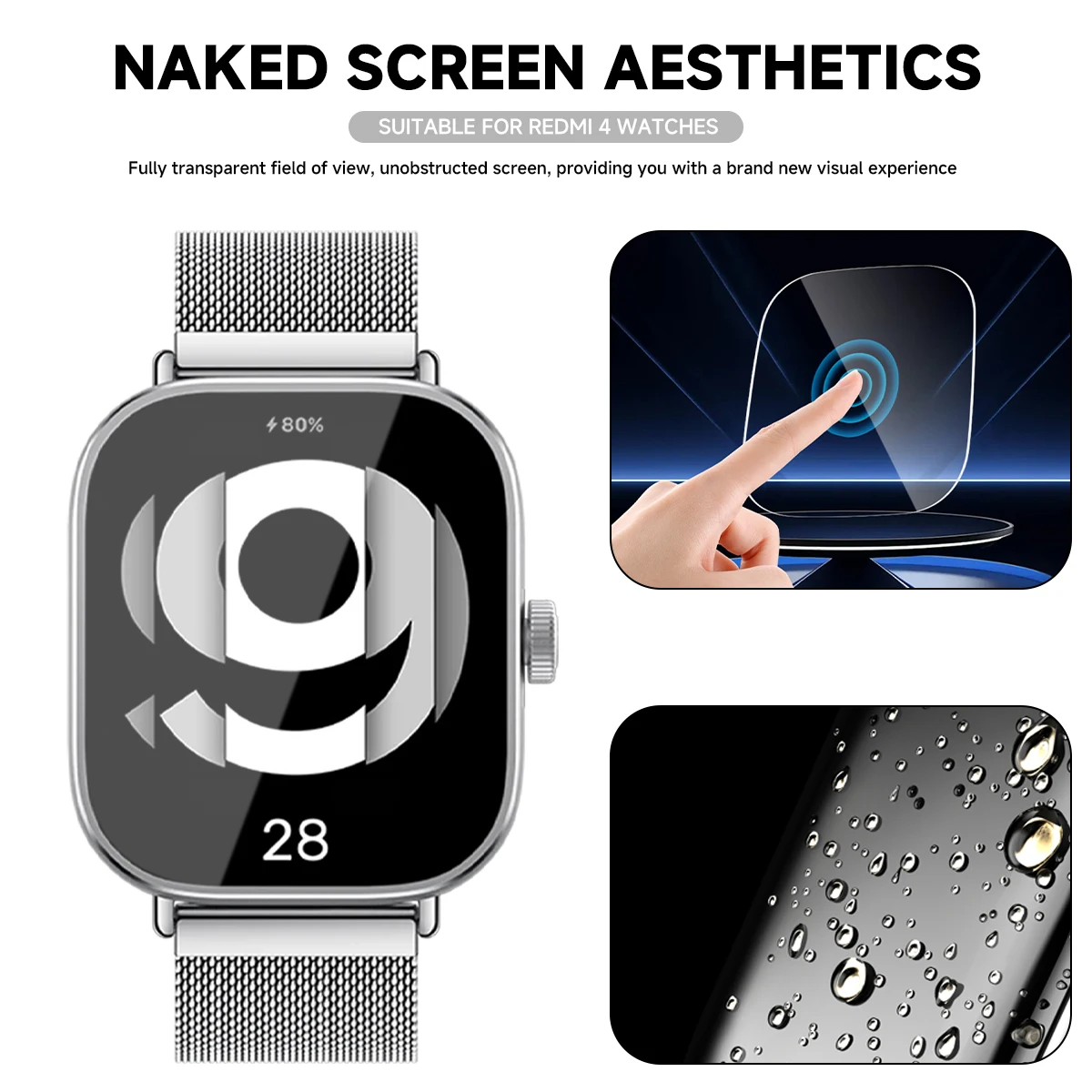 Tempered Glass for Xiaomi Redm - Watch Redmi incelemesi ve fiyatı