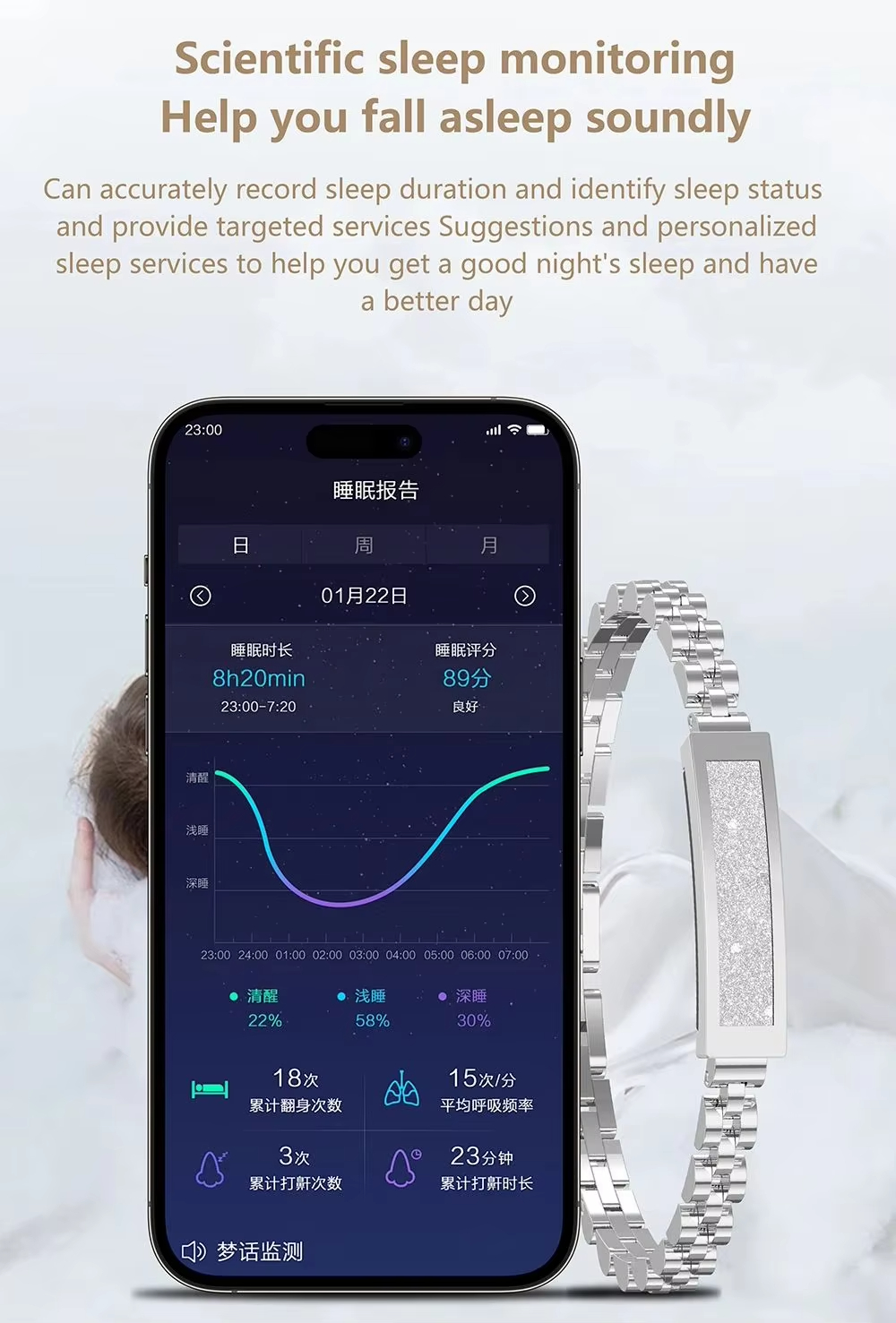 Fashion Couple Chain Smart Bra - Couple Watches Smartwatch incelemesi ve fiyatı