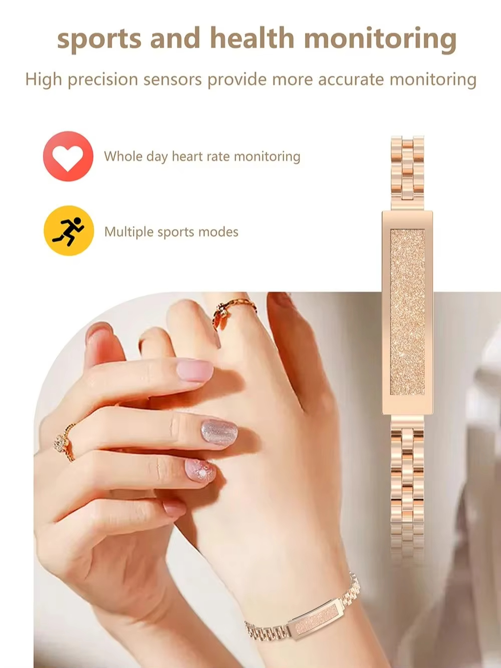 Fashion Couple Chain Smart Bra - Couple Watches Smartwatch incelemesi ve fiyatı