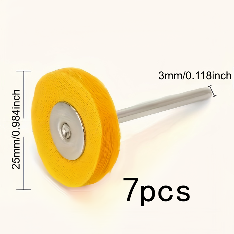7Pcs 3mm Yellow Polishing Clot - Watch Polishing Cloth incelemesi ve fiyatı