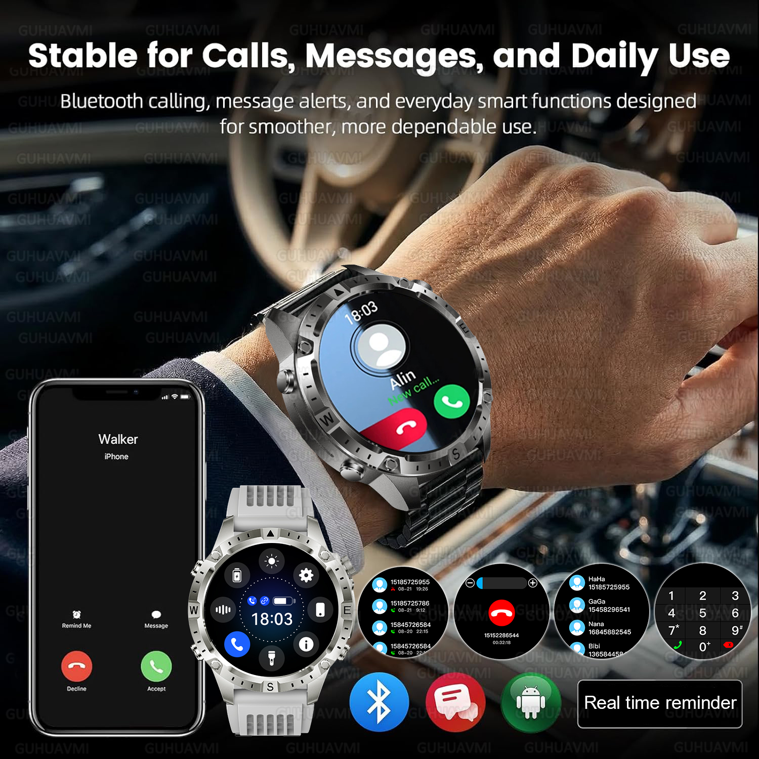 New Men Army grade Built-in GP - Smartwatch Army Watches For Men incelemesi ve fiyatı