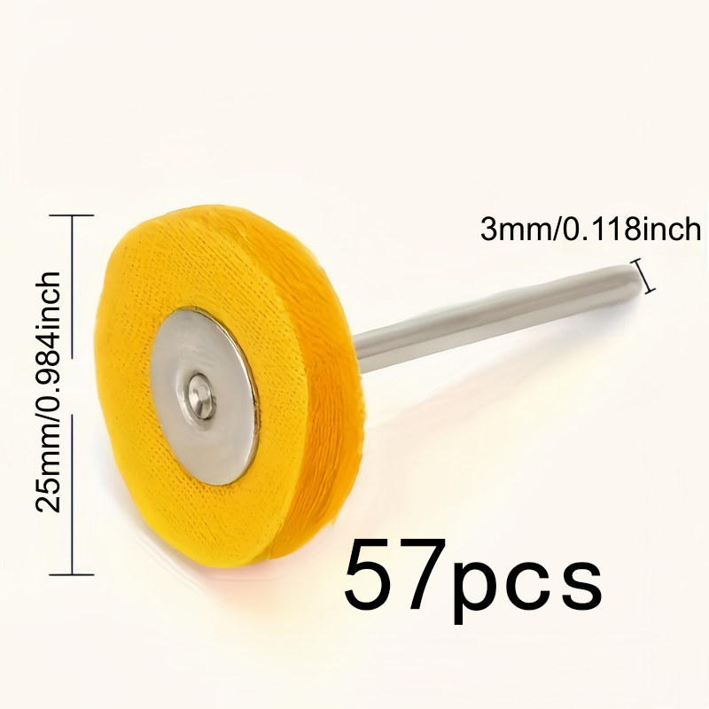 57Pcs 3mm Yellow Polishing Clo - Watch Polishing Cloth incelemesi ve fiyatı