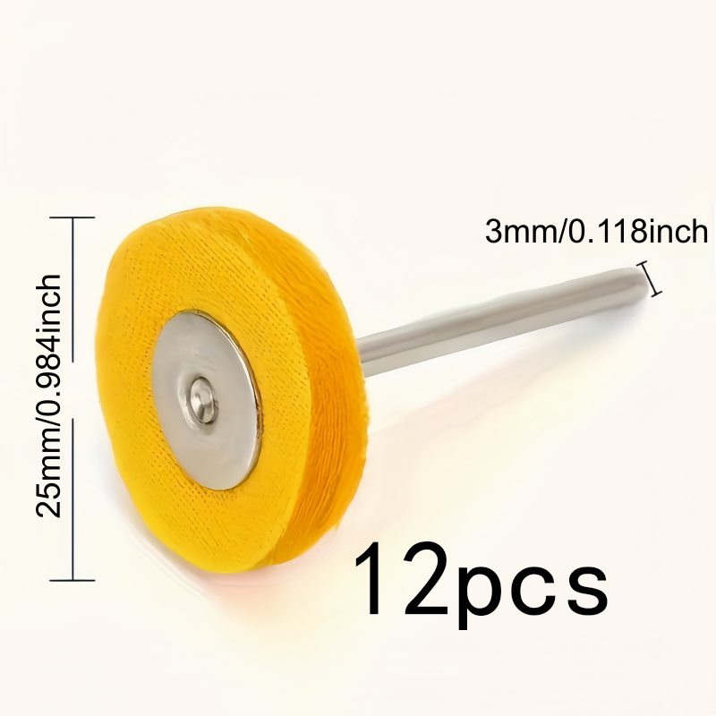 12Pcs 3mm Yellow Polishing Clo - Watch Polishing Cloth incelemesi ve fiyatı