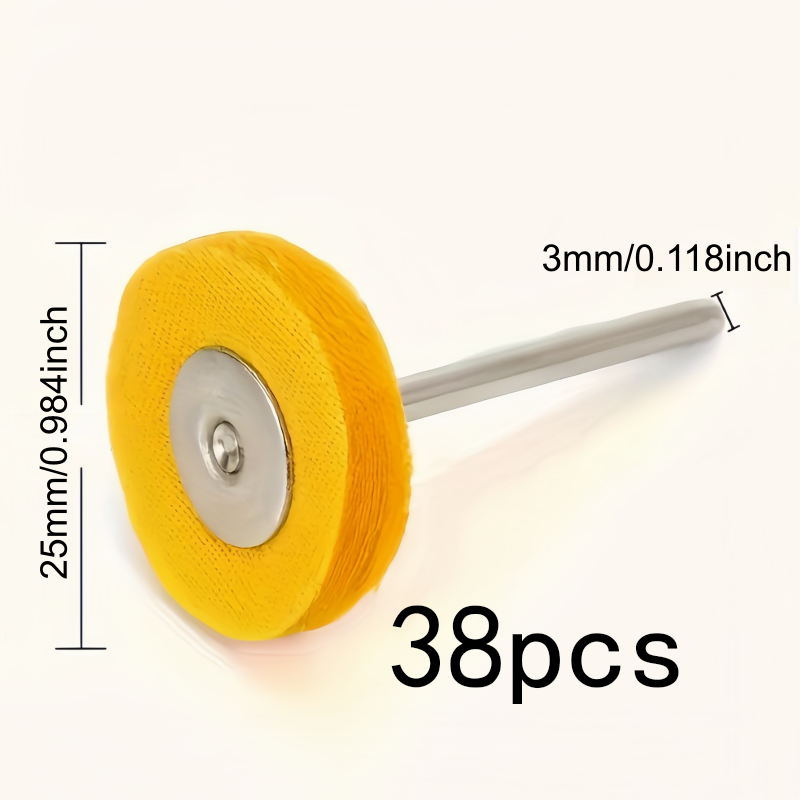 38Pcs 3mm Yellow Polishing Clo - Watch Polishing Cloth incelemesi ve fiyatı