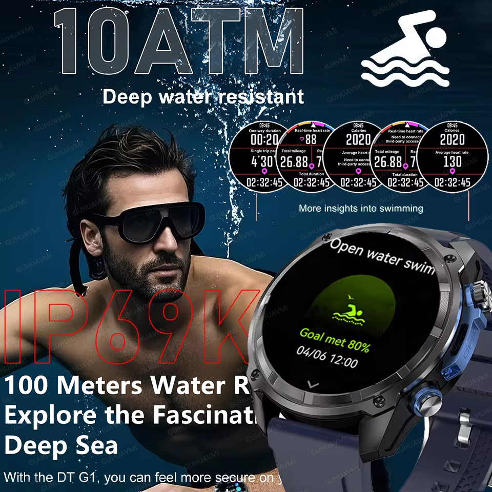 New Military Men  Accuracy GPS - Smartwatch Branded Watches For Men incelemesi ve fiyatı