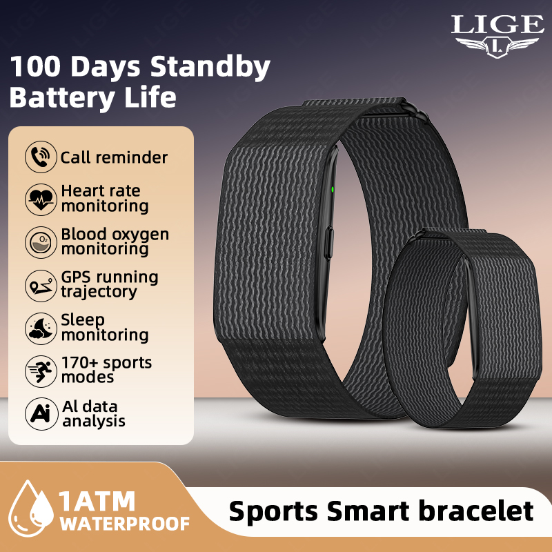 LIGE NO Screen Smart Wristband - Smartwatch Health Watches For Men incelemesi ve fiyatı