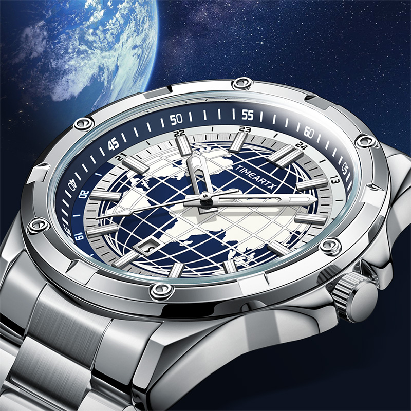 TIMEARTX Brand Man Watch Earth - Smartwatch Branded Watches For Men incelemesi ve fiyatı