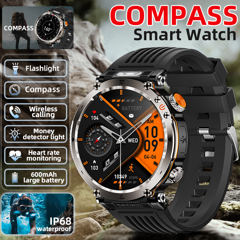 New Military Outdoor Smartwatc - Smartwatch Watches For Men incelemesi ve fiyatı