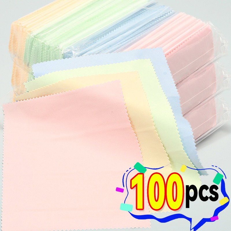 10-100pcs Silver Polishing Gla - Watch Polishing Cloth incelemesi ve fiyatı