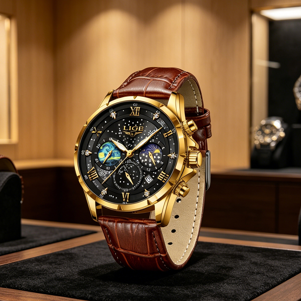 LIGE 2024 Top Luxury Brand Men - Smartwatch Army Watches For Men incelemesi ve fiyatı