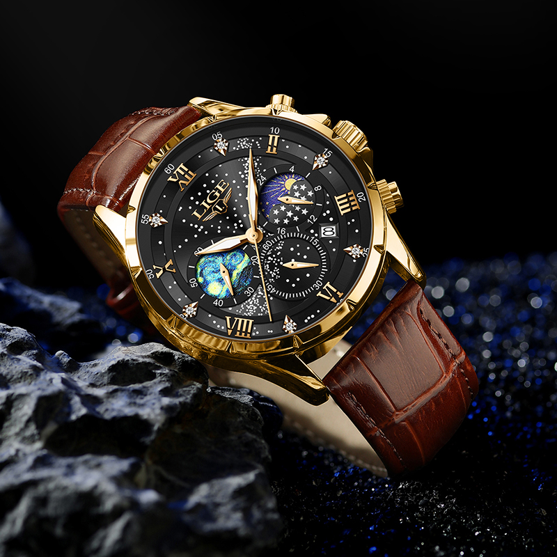 LIGE 2024 Top Luxury Brand Men - Smartwatch Army Watches For Men incelemesi ve fiyatı