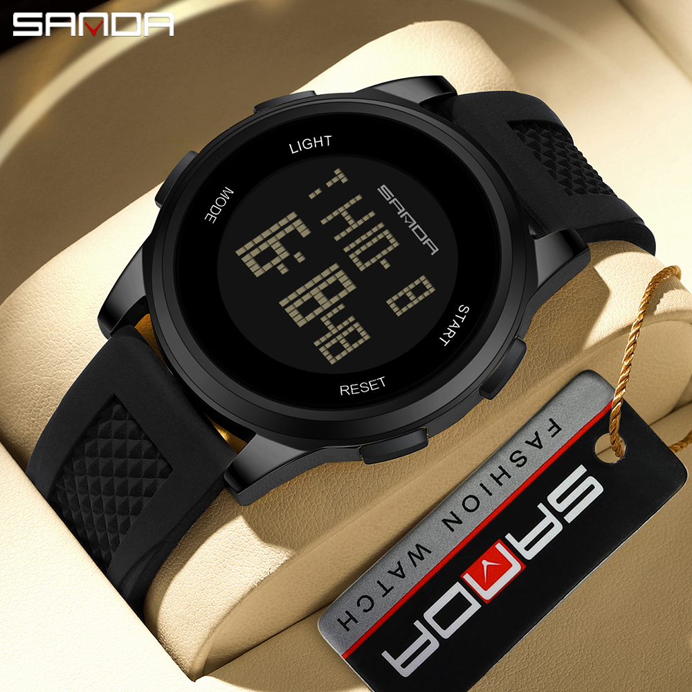 SANDA 9067 Digital Watch Men M - Smartwatch Army Watches For Men incelemesi ve fiyatı
