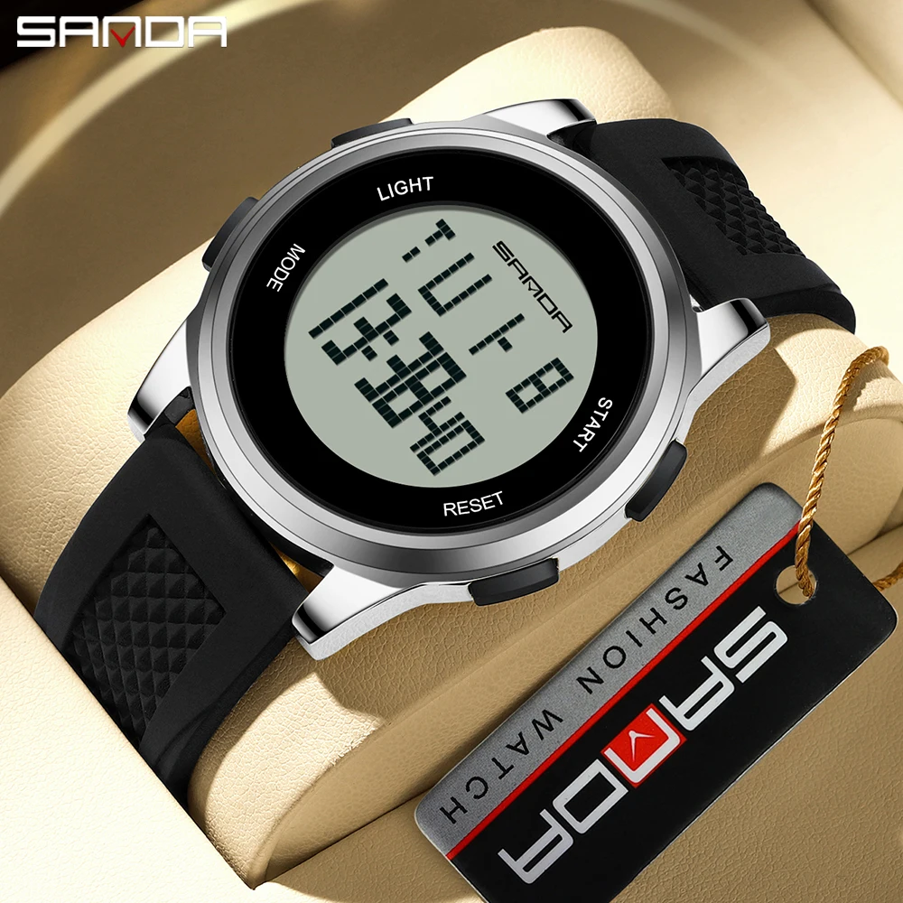 SANDA 9067 Digital Watch Men M - Smartwatch Army Watches For Men incelemesi ve fiyatı