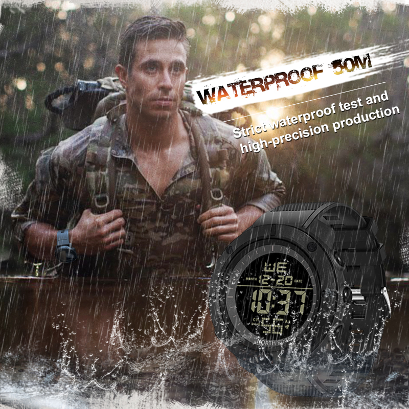 NORTH EDGE Mens Digital Watche - Smartwatch Army Watches For Men incelemesi ve fiyatı