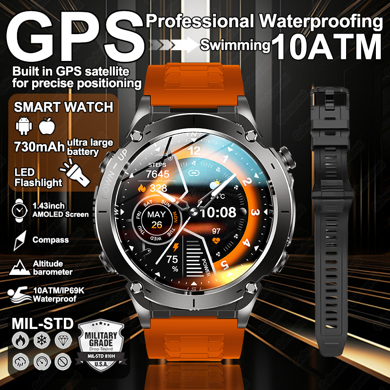 2026 New GUHUAVMI Men Military - Smartwatch Branded Watches For Men incelemesi ve fiyatı