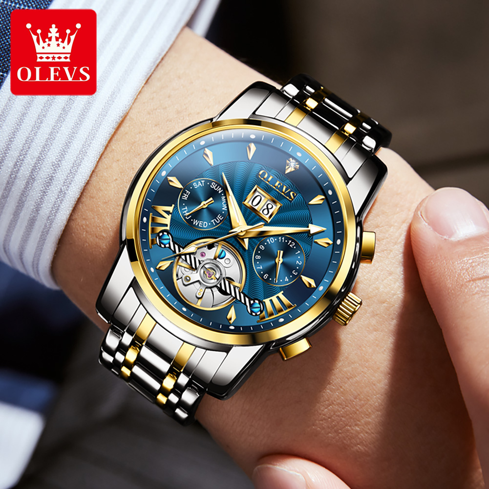 OLEVS Men Watches Luxury Fashi - Anti-Magnetic Watch incelemesi ve fiyatı