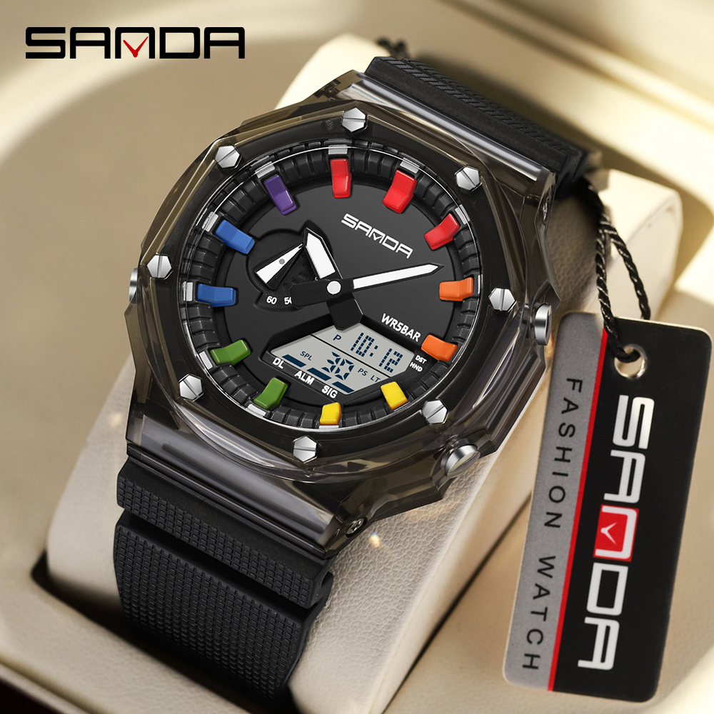 SANDA 3341Digital LED Watch Me - Smartwatch Army Watches For Men incelemesi ve fiyatı
