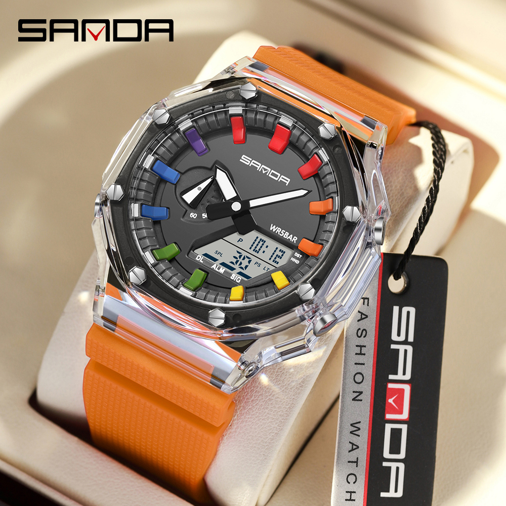 SANDA 3341Digital LED Watch Me - Smartwatch Army Watches For Men incelemesi ve fiyatı