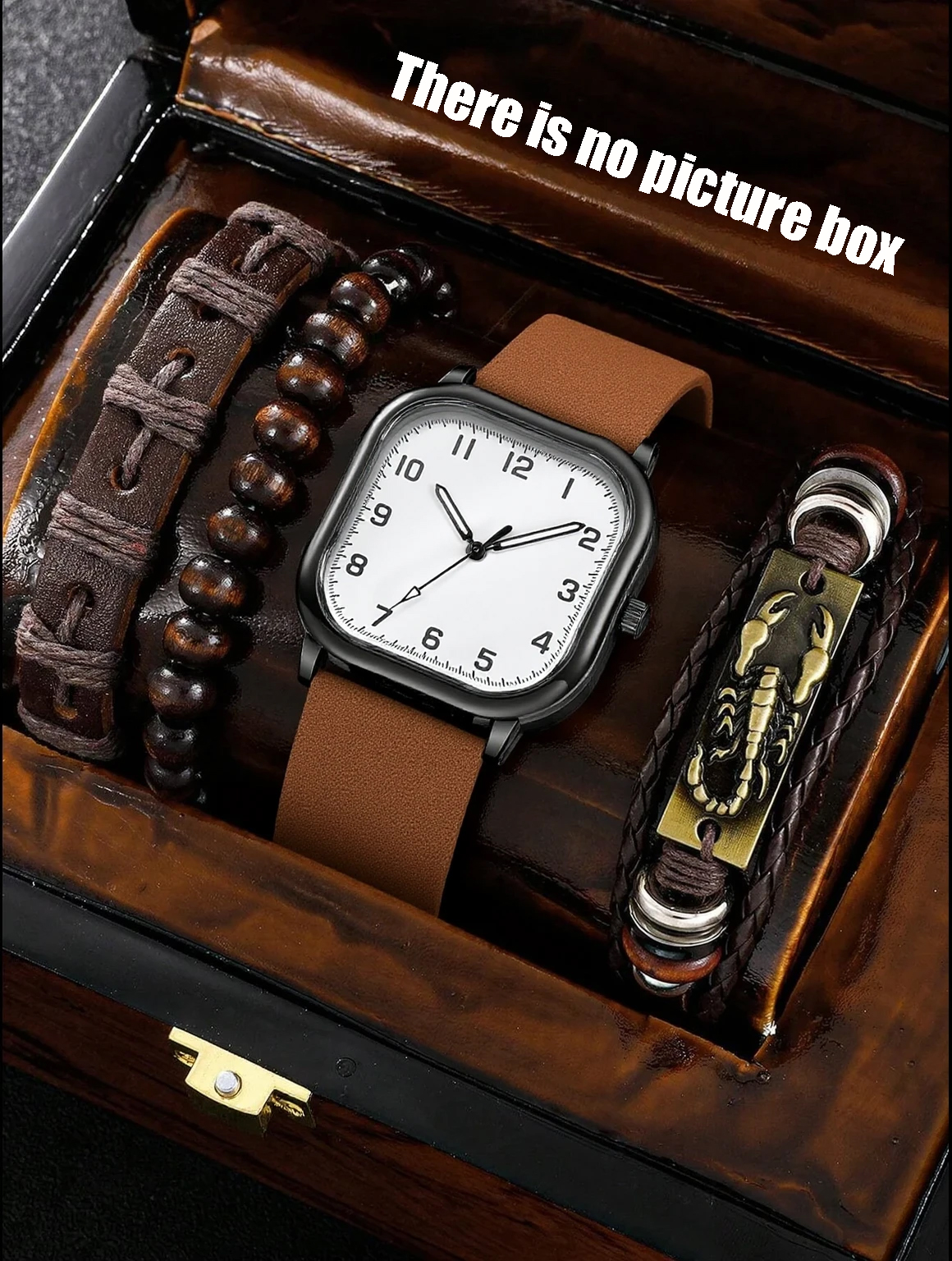 No gift box; men's leather str - Leather Watch Strap incelemesi ve fiyatı