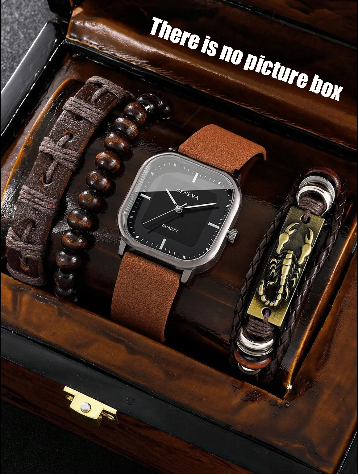No gift box; men's leather str - Leather Watch Strap incelemesi ve fiyatı