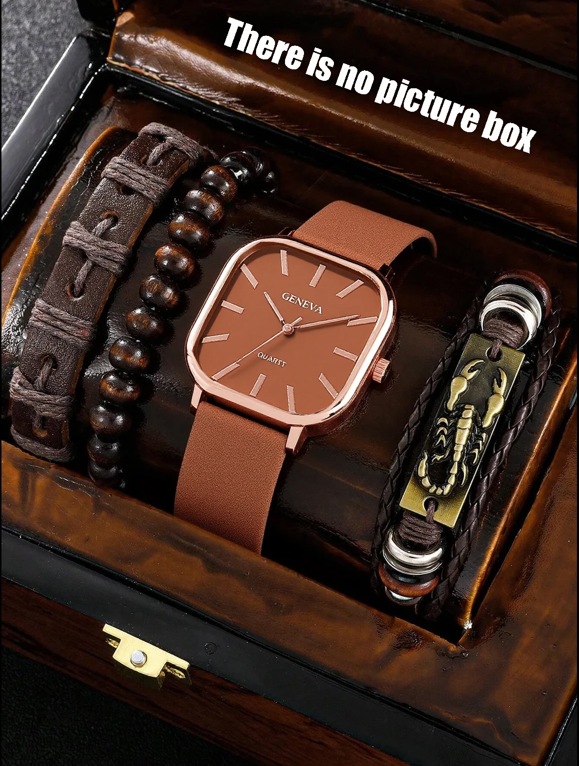 No gift box; men's leather str - Leather Watch Strap incelemesi ve fiyatı