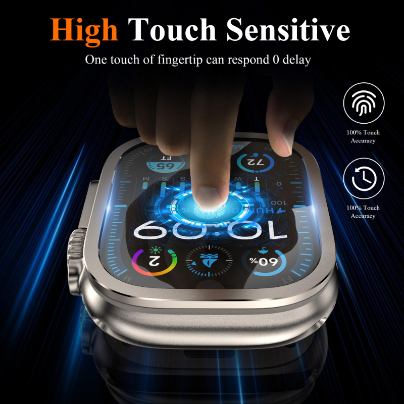 2pcs Tempered Glass for Apple  - Smartwatch Watches For Men incelemesi ve fiyatı