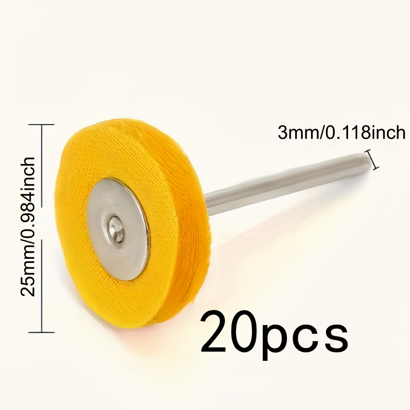 20Pcs 3mm Yellow Polishing Clo - Watch Polishing Cloth incelemesi ve fiyatı