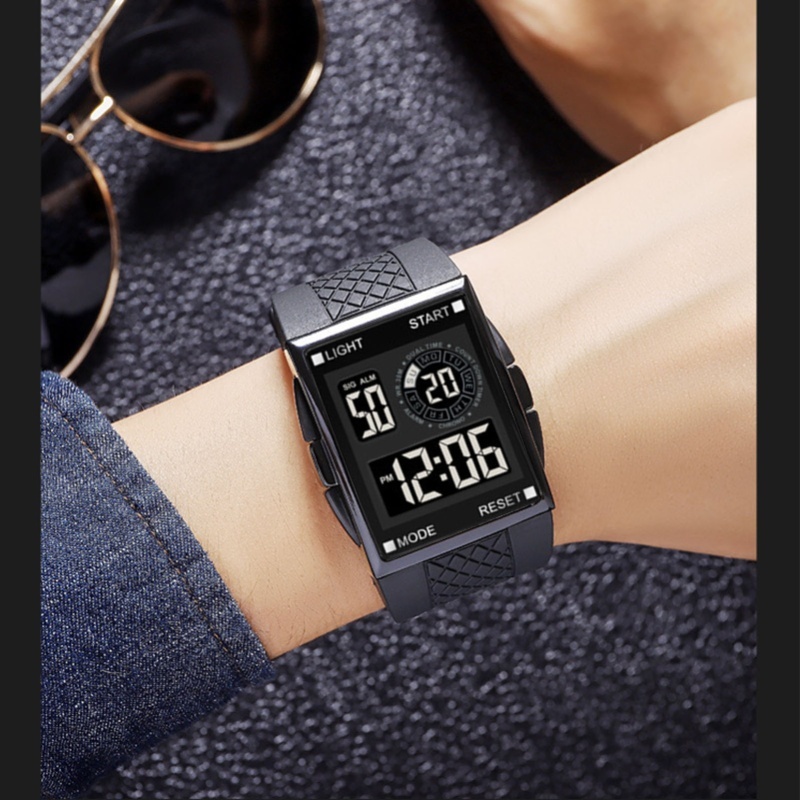 Digital Sport Watch Waterproof - Leather Watch Strap incelemesi ve fiyatı